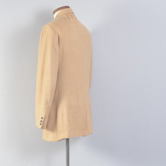 Brandford + Taylor Men's Coat Blazer Wool Tan - Picture 3 of 11